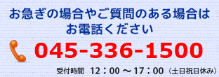 お電話でのお問い合わせ先